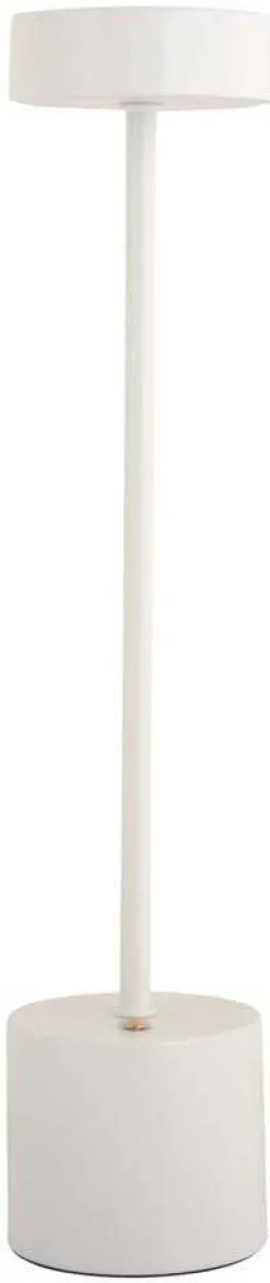 Lampe de table en métal Ganard led (Blanc)