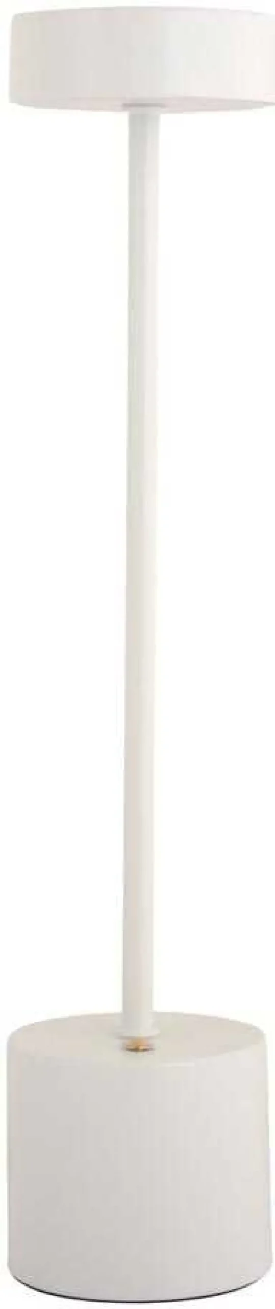 Lampe de table en métal Ganard led (Blanc)