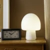 Lampe de table en verre Gozar (Blanc)
