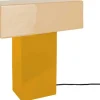 Lampe de table Grato Recto (Ocre et jaune pâle)