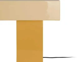 Lampe de table Grato Recto (Ocre et jaune pâle)