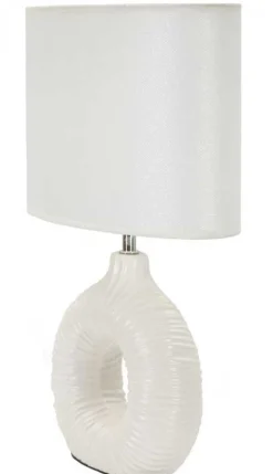 Lampe à poser en céramique Seta 28.5 x 15 x 43 cm