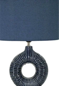 Lampe à poser en céramique Seta 28.5 x 15 x 43 cm (Bleu)