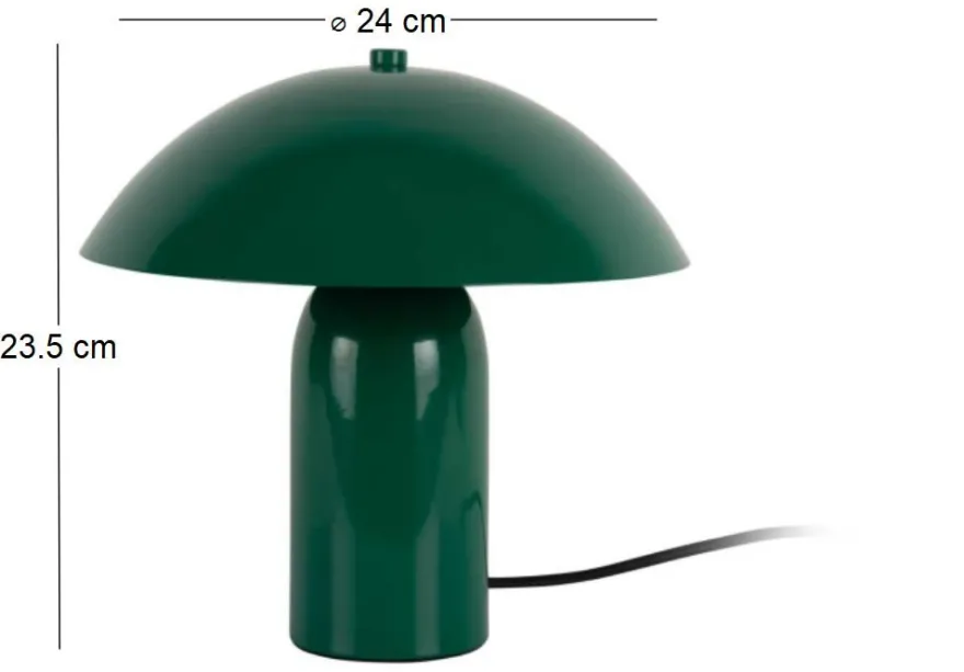 Lampe à poser en métal Asuto (Vert)