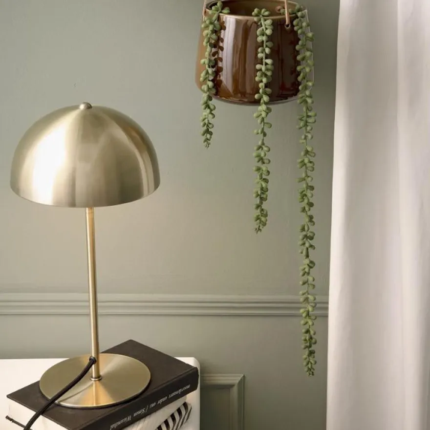 Lampe à poser en métal Bonnet 39 cm (Doré antique)