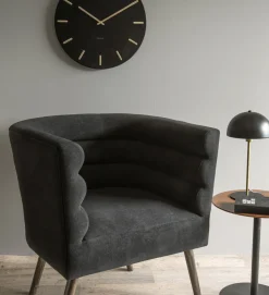 Lampe à poser en métal Bonnet 39 cm (Noir)
