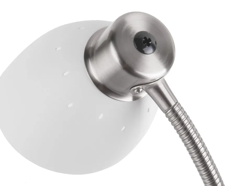 Lampe à poser en métal mat Dorm (Blanc)