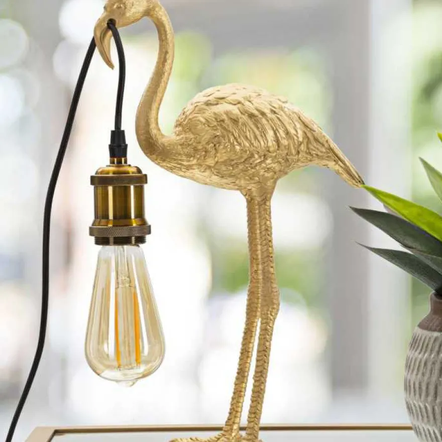 Lampe à poser en polyrésine Flamingo (Modèle 2)