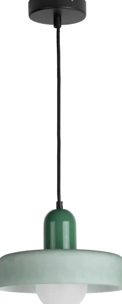Lampe suspendue en verre Opaco Grato (Vert)