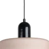 Lampe suspendue en verre Opaco Grato (Noir)