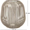 Lanterne en métal filaire Illuminate 20 x 21 cm (Gris foncé)