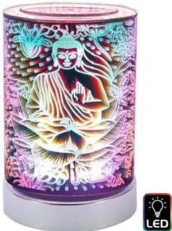Lanterne lumineuse avec Led Bouddha