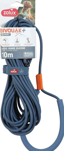 Longe ronde en silicone bleu Bivouak (10 m)