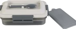 Lunch box avec plateau compartimenté et fourchette