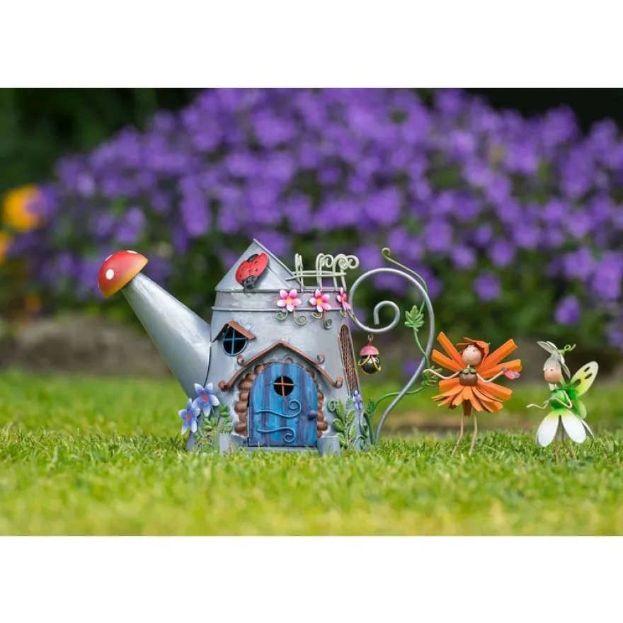 Maisonnette arrosoir en métal Fairy kingdom