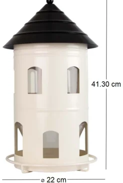 Mangeoire manoir en métal 6 litres