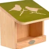 Mangeoire murale pour oiseaux Pochoir