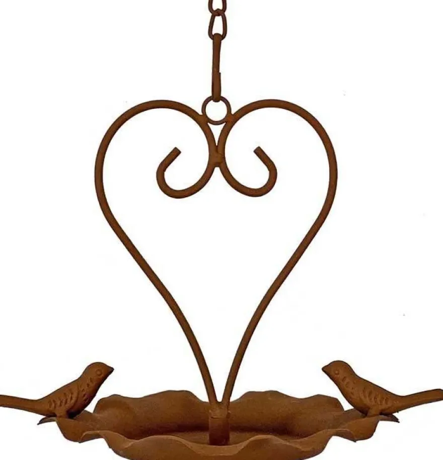 Mangeoire oiseaux suspendue Love 22 x 15 x 46 cm