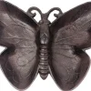 Mangeoire à poser en fonte papillon 26 cm