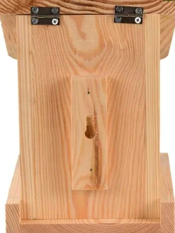 Mangeoire silo en bois Pochoir