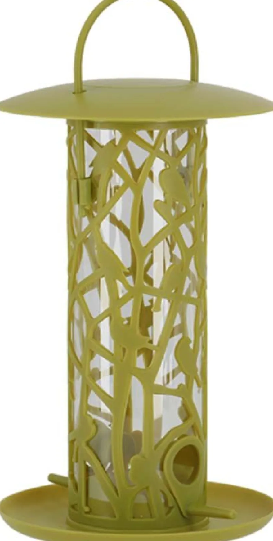 Mangeoire silo pour oiseaux Chiffchaff (Pour graines + plateau + perchoir)
