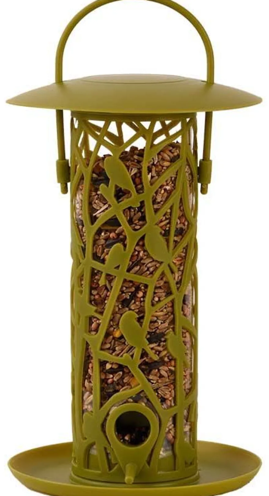 Mangeoire silo pour oiseaux Chiffchaff (Pour graines + plateau + perchoir)