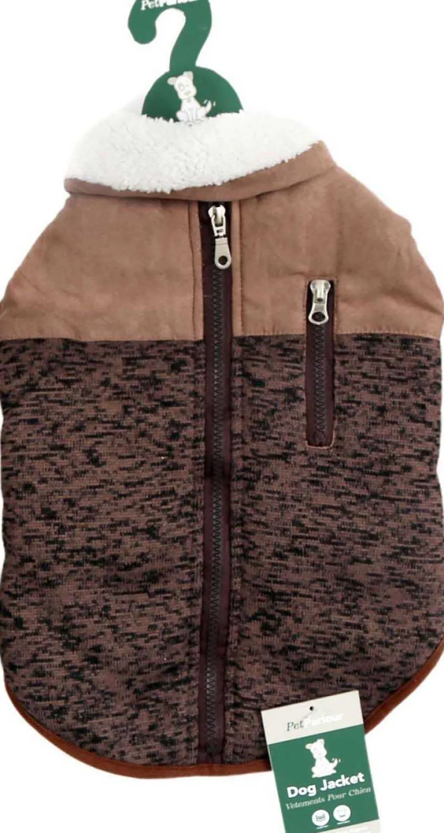 Manteau fourrure pour chien Natural 35 cm (Marron)