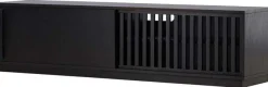 Meuble TV 2 portes 180 x 40 x 45 cm Lugo (Noir)