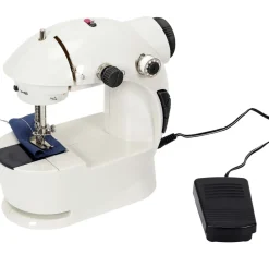 Mini machine à coudre avec table d'extension