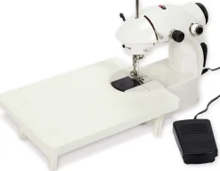 Mini machine à coudre avec table d'extension