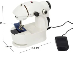 Mini machine à coudre avec table d'extension