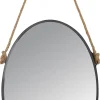 Miroir avec corde Matelot (Ovale)