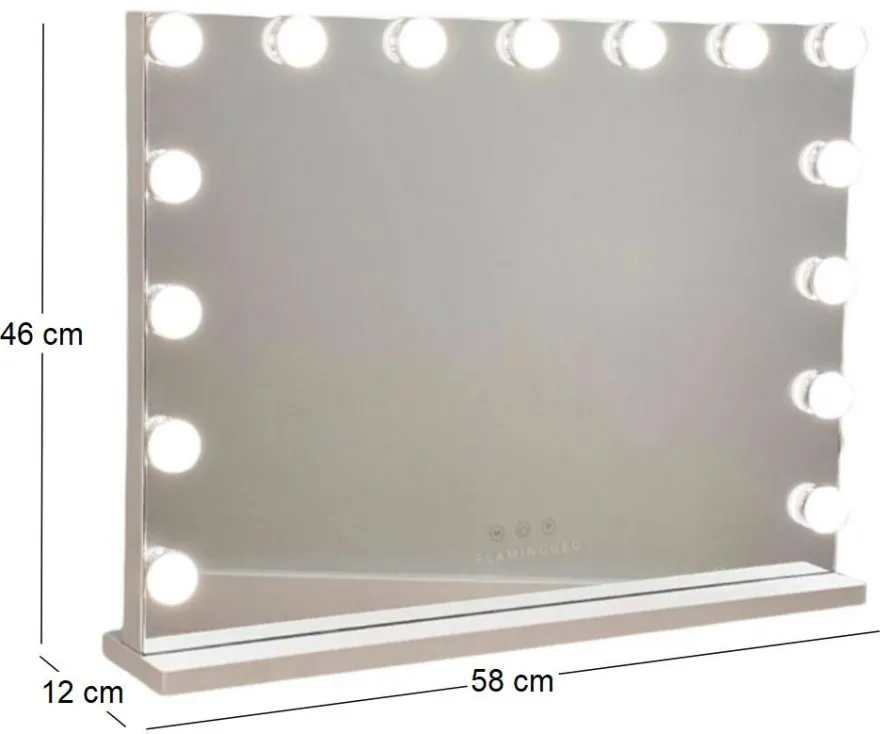 Miroir avec 15 led intégrées Kim