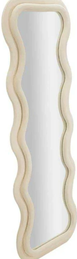 Miroir en MDF Emily 60 x 6 x 160 cm (Crème)