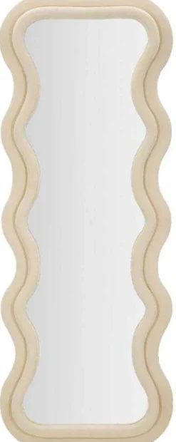 Miroir en MDF Emily 60 x 6 x 160 cm (Crème)