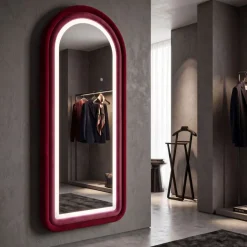 Miroir mural en MDF avec led intégrés Carol 60 x 160 cm