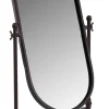 Miroir sur pied en métal laqué