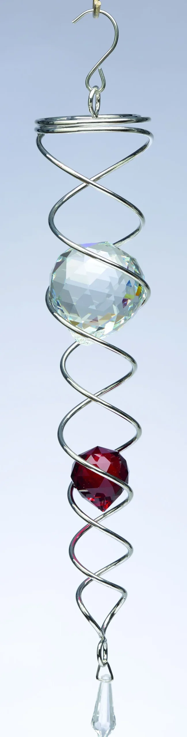 Mobile à vent design Crystal Tail (Rouge)