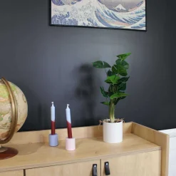 Monstera artificiel pot en céramique 50 cm