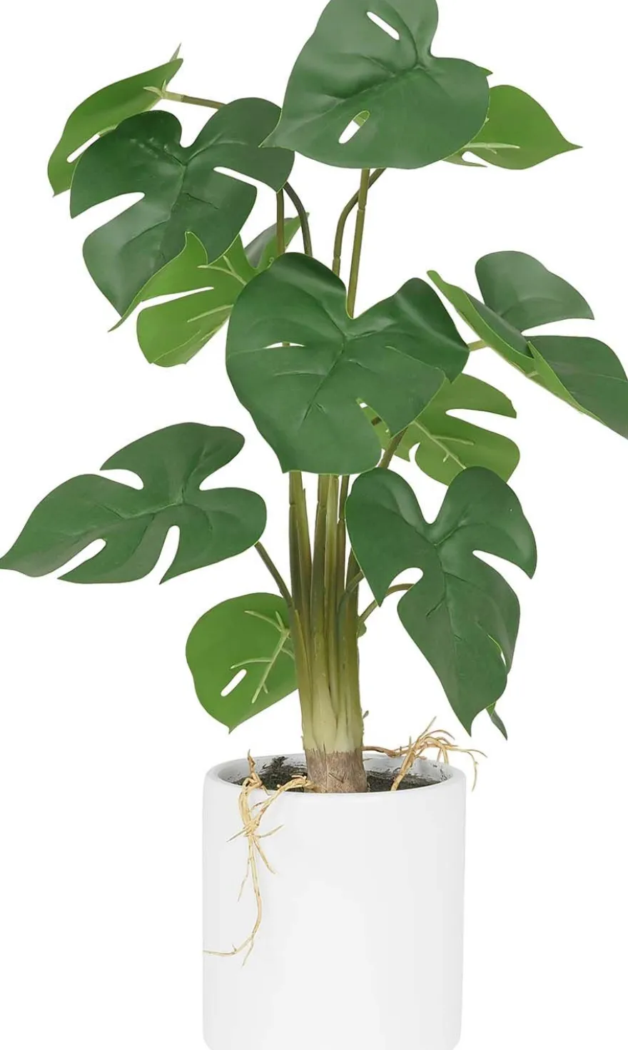 Monstera artificiel pot en céramique 50 cm