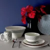 Mug en porcelaine Cottage 35 cl (Lot de 6) (Gris)