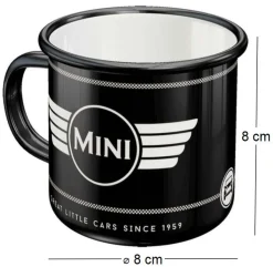 Mug publicitaire en métal émaillé 360 ml (Mini)