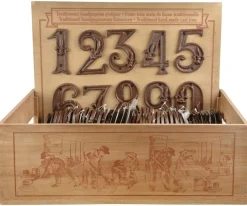 Numéro de maison en fonte (Chiffre 8)