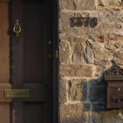 Numéro de maison en fonte (Chiffre 6)