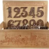 Numéro de maison en fonte (Chiffre 7)