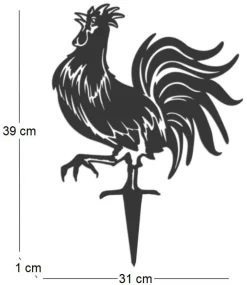 Oiseau sur pique coq gaulois emblème de la France