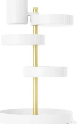 Organisateur de salle de bain 5 plateaux rotatifs Pirouette