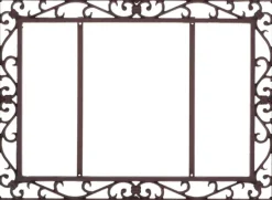 Paillasson antique en coco et fonte