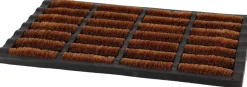 Paillasson caoutchouc et brosses dures en fibres de coco