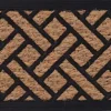 Paillasson caoutchouc et coco Tissage (75 x 25 cm)